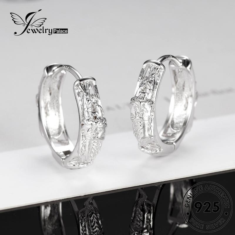 Jewelrypalace Anting Perak Asli Pria925 Tiger Hoop E1284