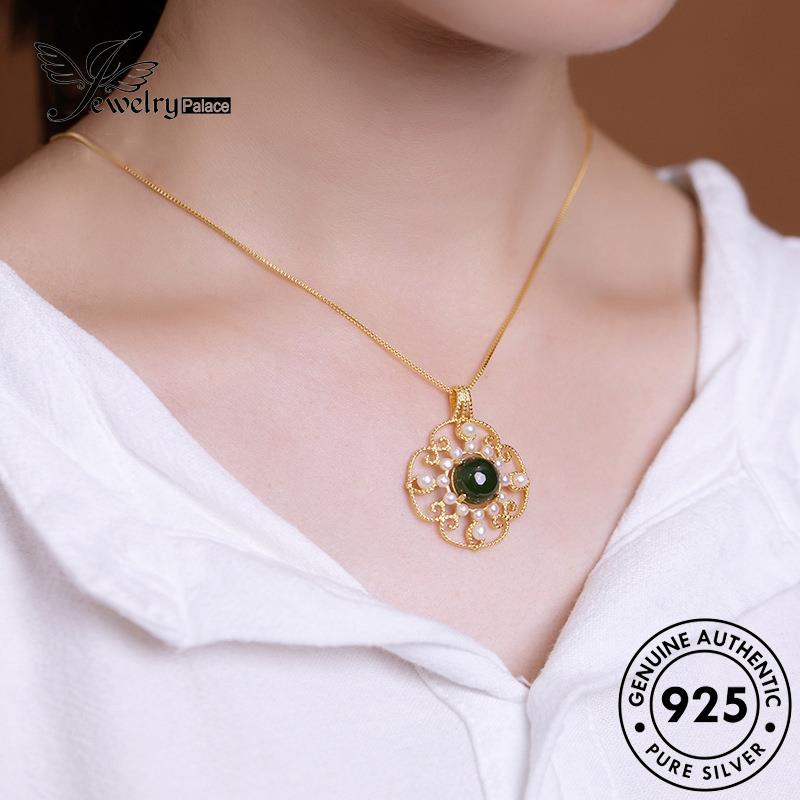 Jewelrypalace Kalung Motif Asli Fashion Mutiara925 Wanita Perak N417