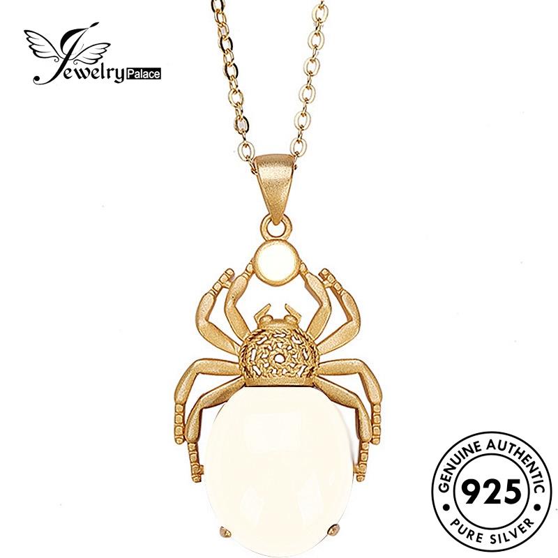 Jewelrypalace Giok Fashion Wanita Spider Kalung Perak Asli925 N646