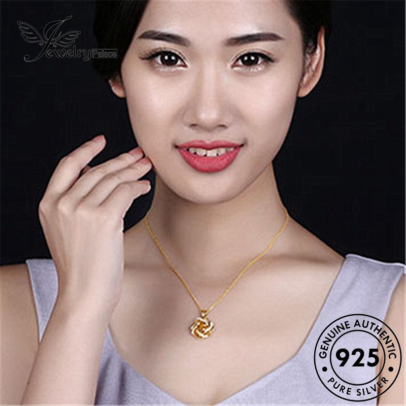 Jewelrypalace Citrine Kincir Angin Perak Asli Kreatif Wanita Kalung925 N1190