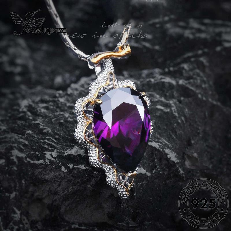 Jewelrypalace Kalung Fashion Wanita Amethyst Perak Asli925 N1581