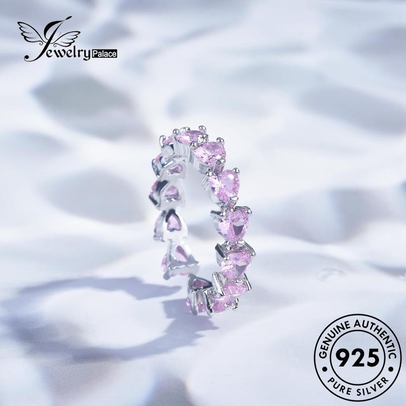 JEWELRYPALACE Creativity Wanita Perak Silver korea Perhiasan Asli Silver Original Nikah Sterling Cincin 925 Citrine Murni Aksesori Kawin R2201