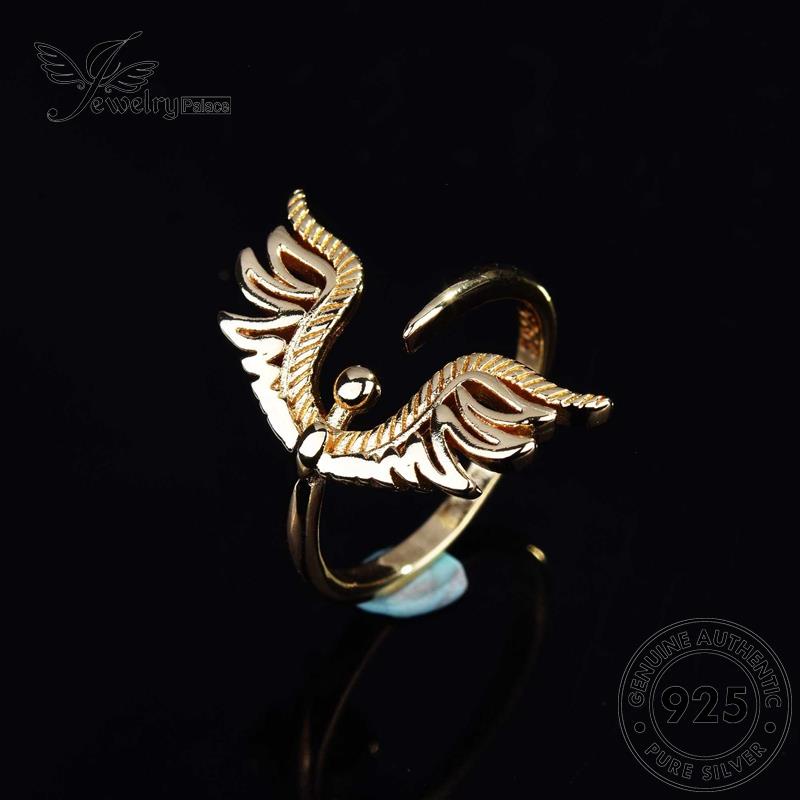 Jewelrypalace Kalung Vintage Wanita Perak Salib925 Set Emas Asli S354