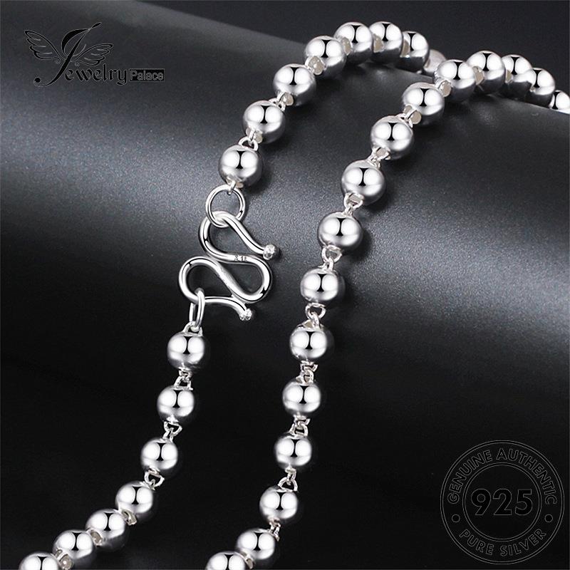 Jewelrypalace Kalung Perak925 Asli Simple Mutiara Pria N20