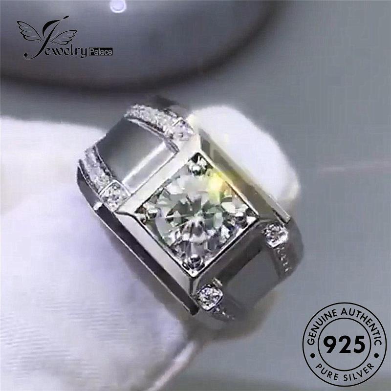 Perhiasantempat Cincin Perak925 Berlian Moissanite Domineering Wanita Asli R307