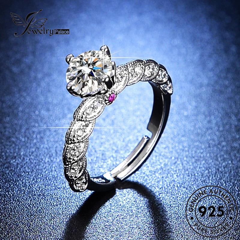 Jewelrypalace Berlian Moissanite Wanita Bud Rings925 Kepribadian Perak Asli R110