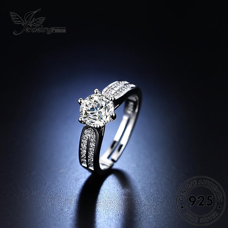 Jewelrypalace 925cincin Asli Starlight Wanita Moissanite Perak Berlian Kreatif R432