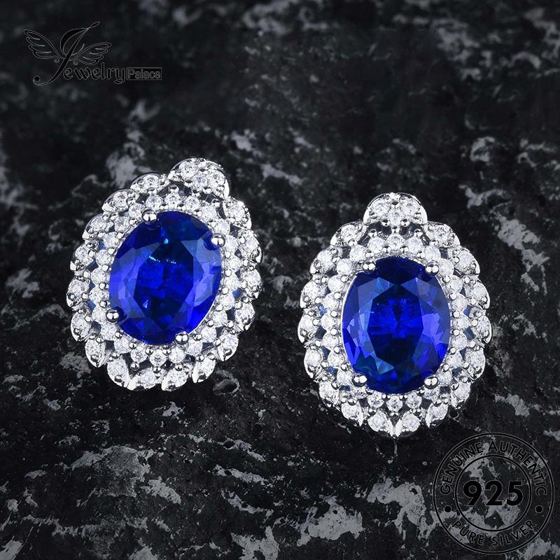 Jewelrypalace Original Kalung Set Citrine925 Wanita Perak Mewah S643