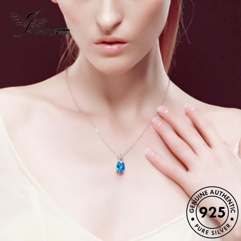 Jewelrypalace Kalung Temperamen Wanita Asli Perak Safir925 N1125