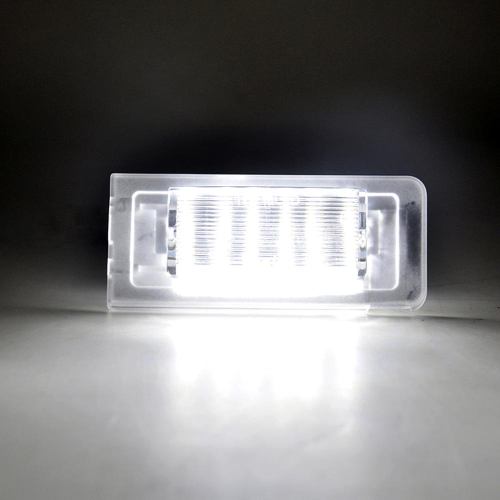 Untuk AUDI TT 8N 1999-2006 Mobil Belakang Putih LED Plat Lampu Nomer Plat Lampu