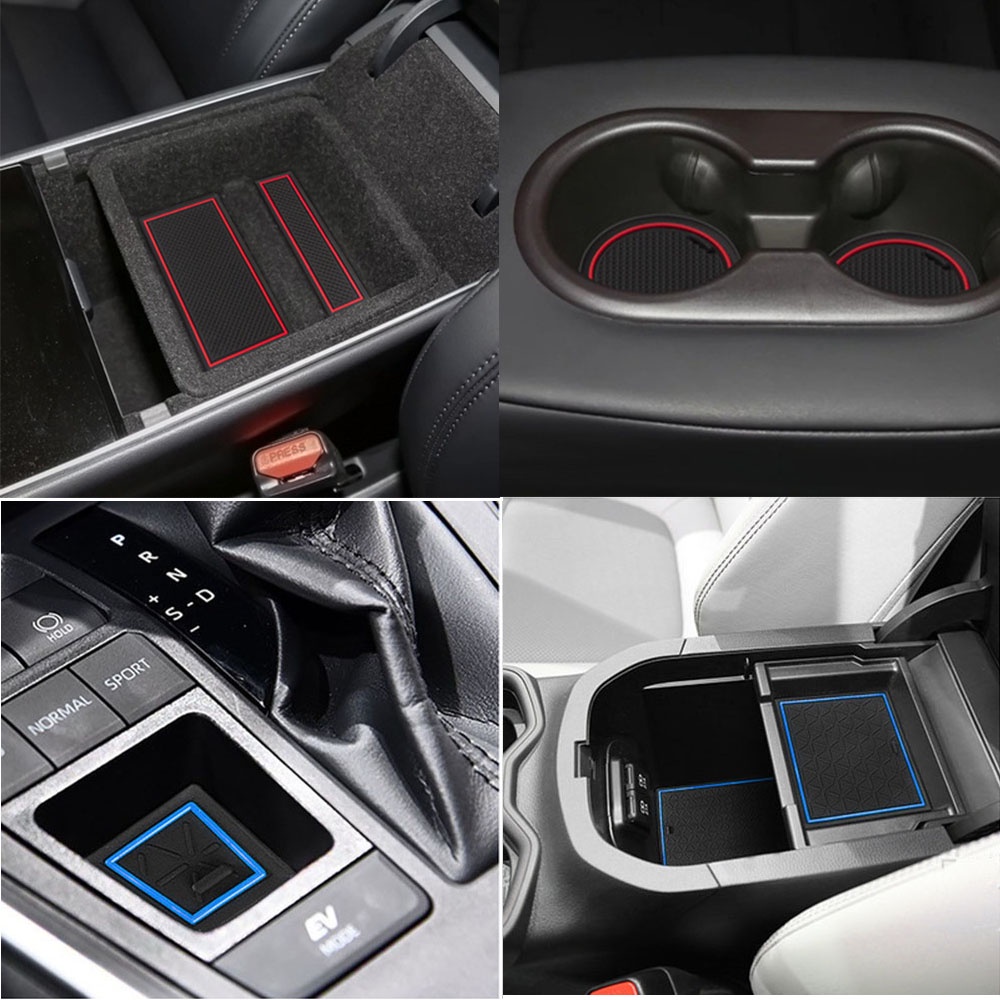 Keset Alur Pintu Mobil Untuk 11th Honda Civic Sedan 2021 2022 2023 Auto Anti-Slip Cup Mat Non Slip Door Gate Pad Aksesoris