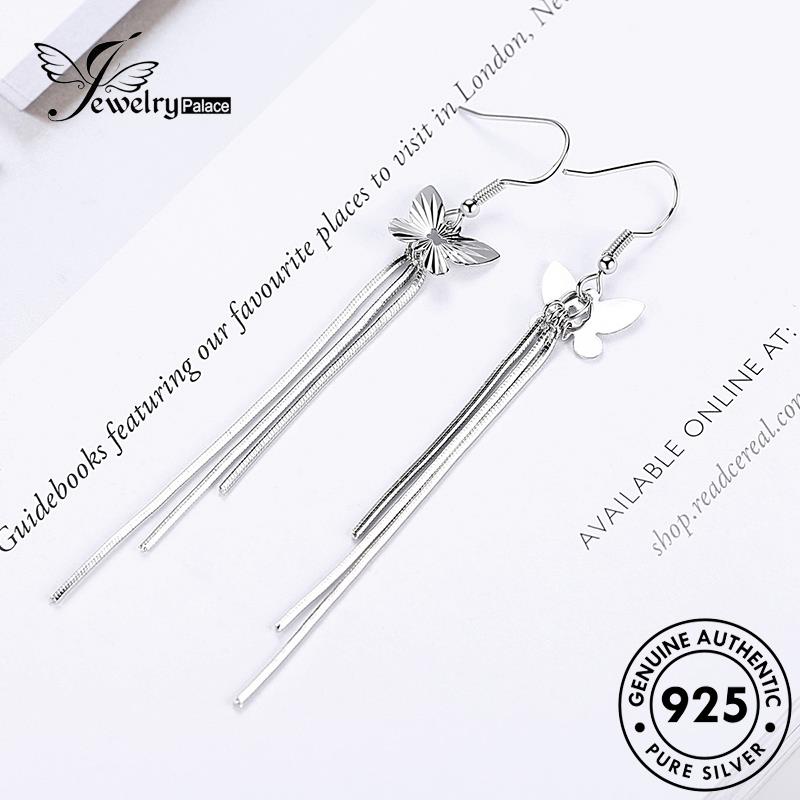 Jewelrypalace Anting Kupu-Kupu Temperamen925 Kait Wanita Perak Asli E435