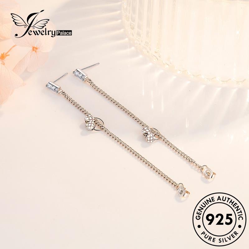 Jewelrypalace Anting Asli Perak925 Stud Wanita Rumbai E608