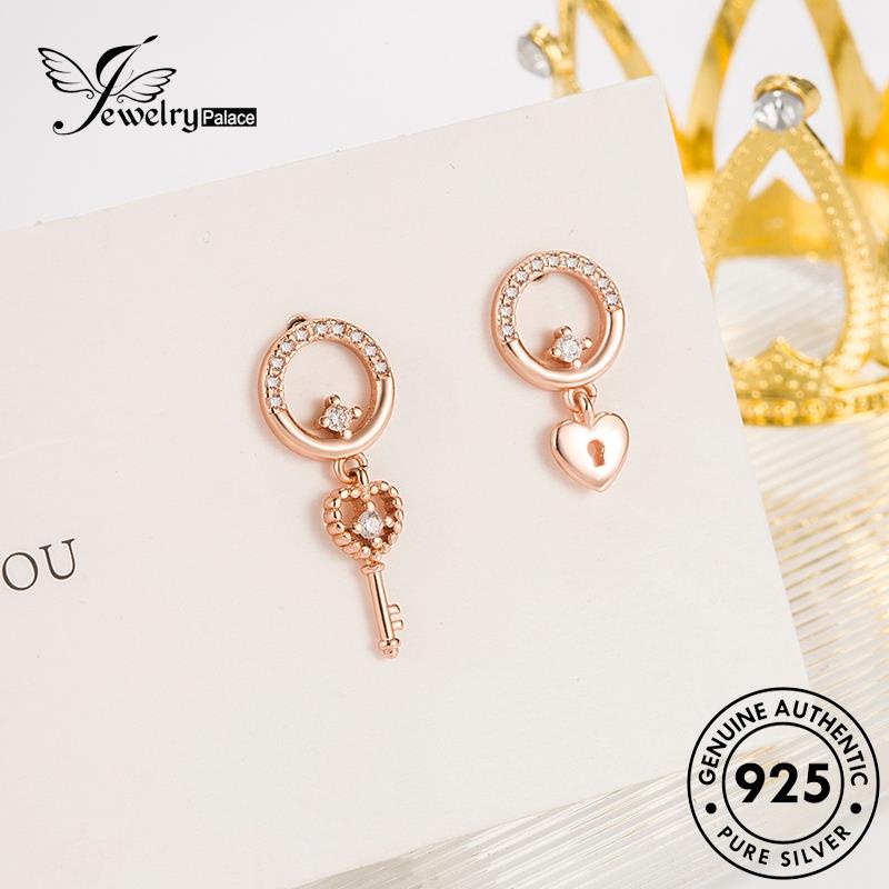 Jewelrypalace Anting Temperamen Tusuk Kunci925 Wanita Perak Asli E774