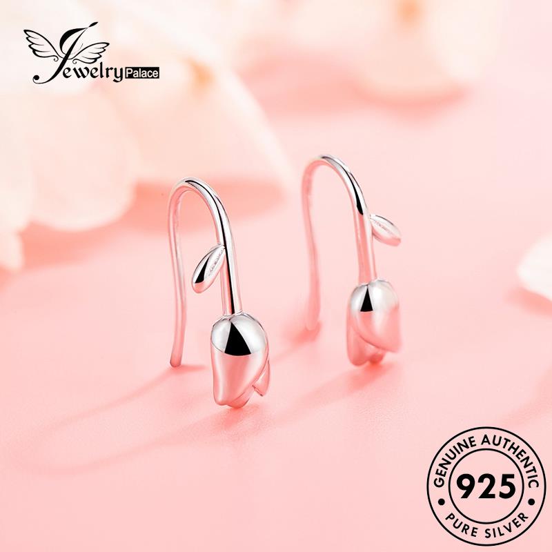 Jewelrypalace Tulip Wanita925 Perak Asli Fresh Anting Kait E782