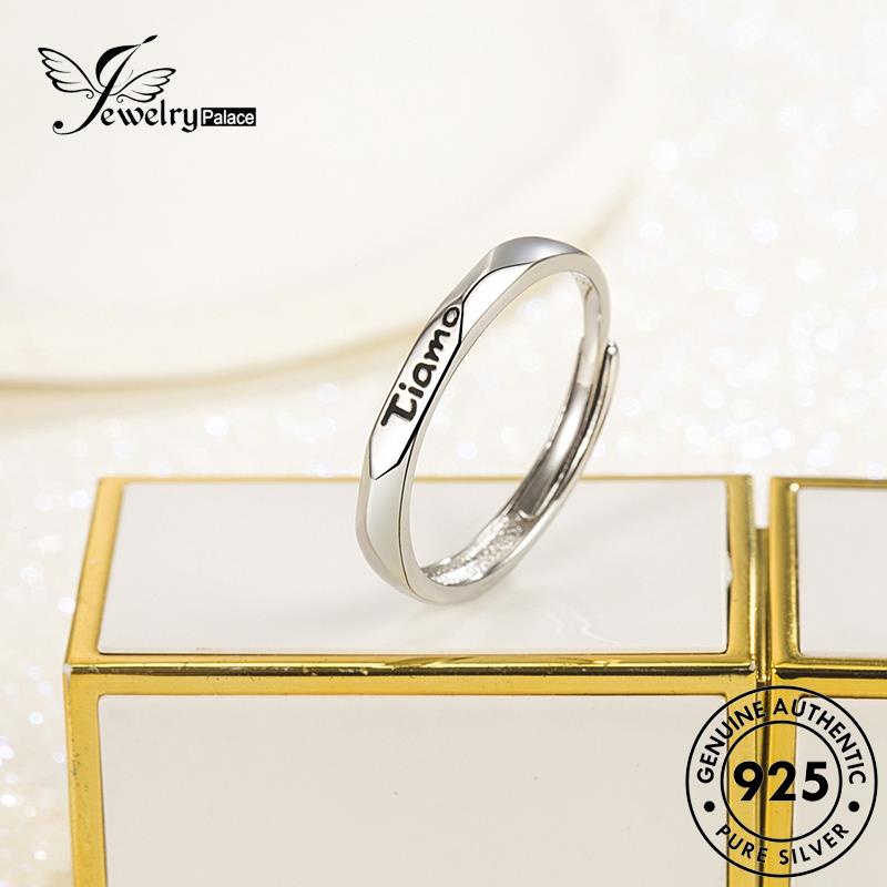 Jewelrypalace Simple You 925cincin Couple I Asli Love Perak R97