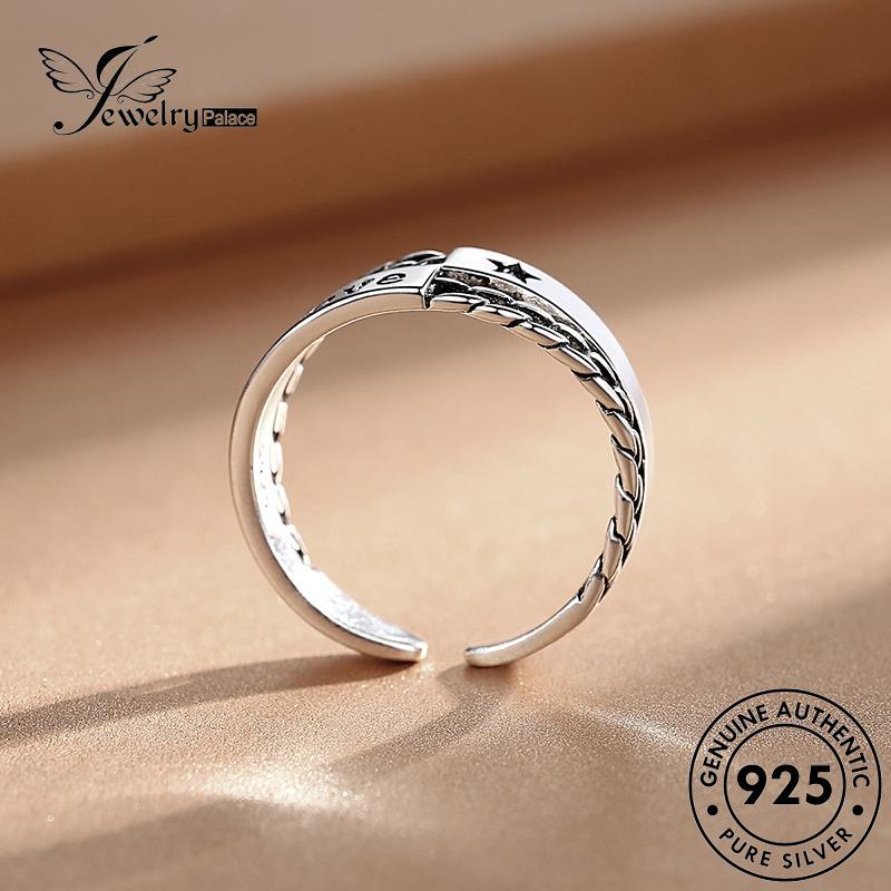 Jewelrypalace Cincin Lilit Rantai Vintage Wanita Perak Asli925 R200