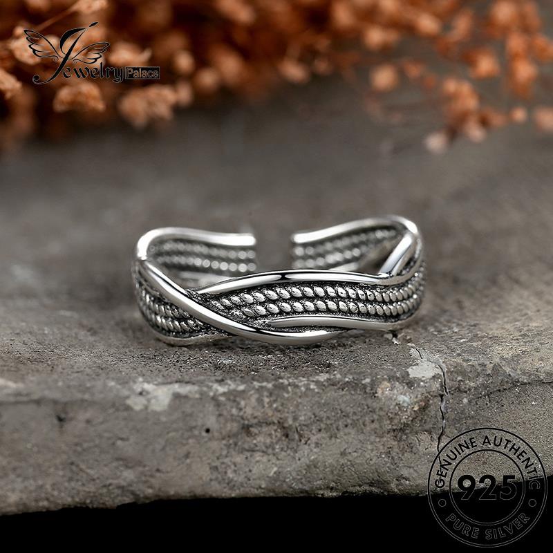 Jewelrypalace Fashion Original Cincin Perak Tali Wanita Kepang925 R206