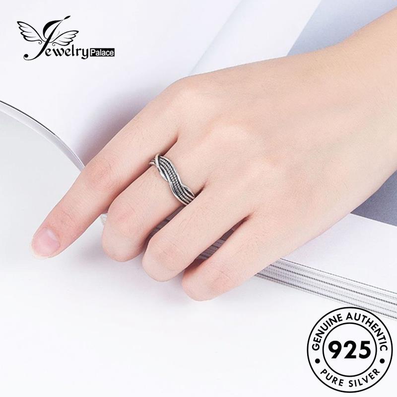 Jewelrypalace Fashion Original Cincin Perak Tali Wanita Kepang925 R206