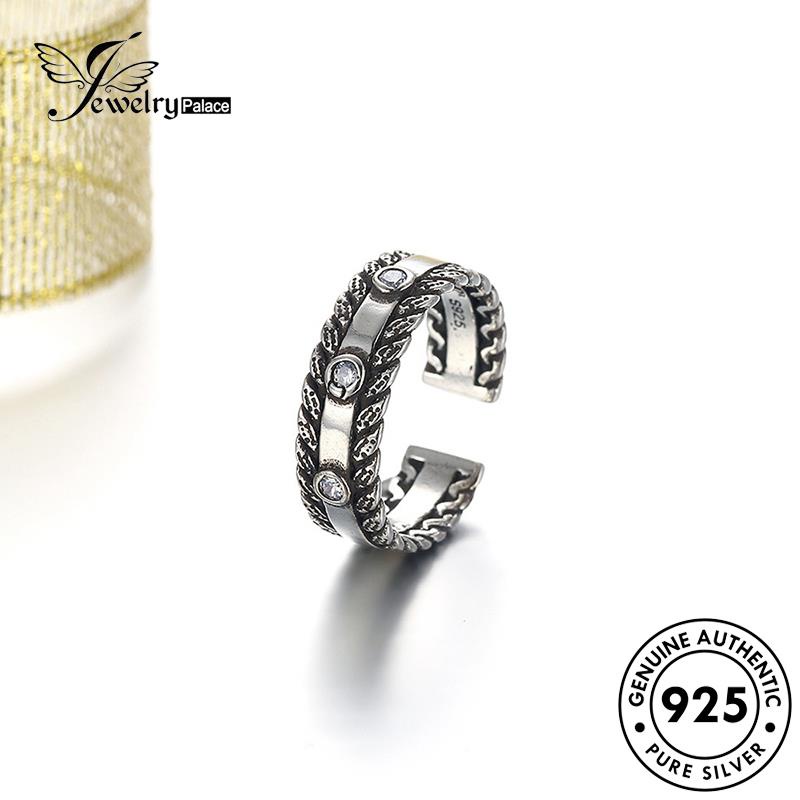 Jewelrypalace Cincin Retro Asli Twist Perak925 Wanita R219