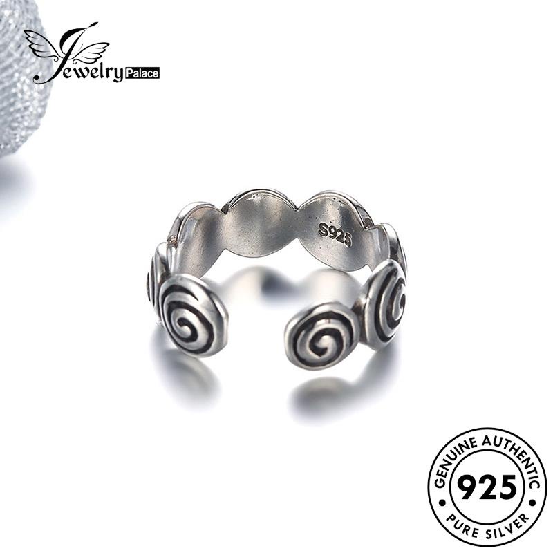 Jewelrypalace Original Cincin Vintage Wanita Swirl Perak925 R264