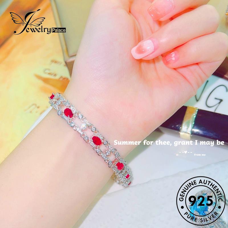 Jewelrypalace Gelang Perak925 Fashion Asli Galaxy Sapphire Wanita B576