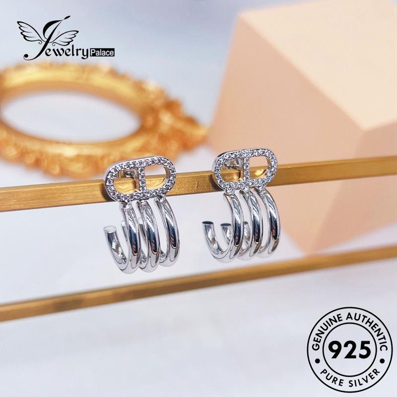 Jewelrypalace Ibu Wanita Stud Perak Asli Moissanite Emas Cd925 Anting Berlian E1170