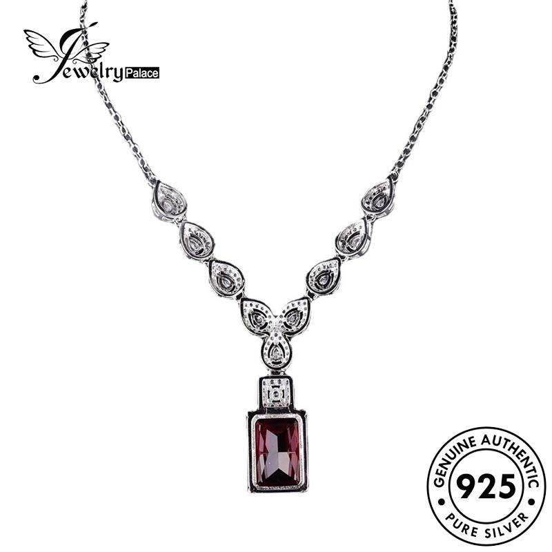 Jewelrypalace Silver Kalung Mewah Asli Ruby925 Wanita N1032