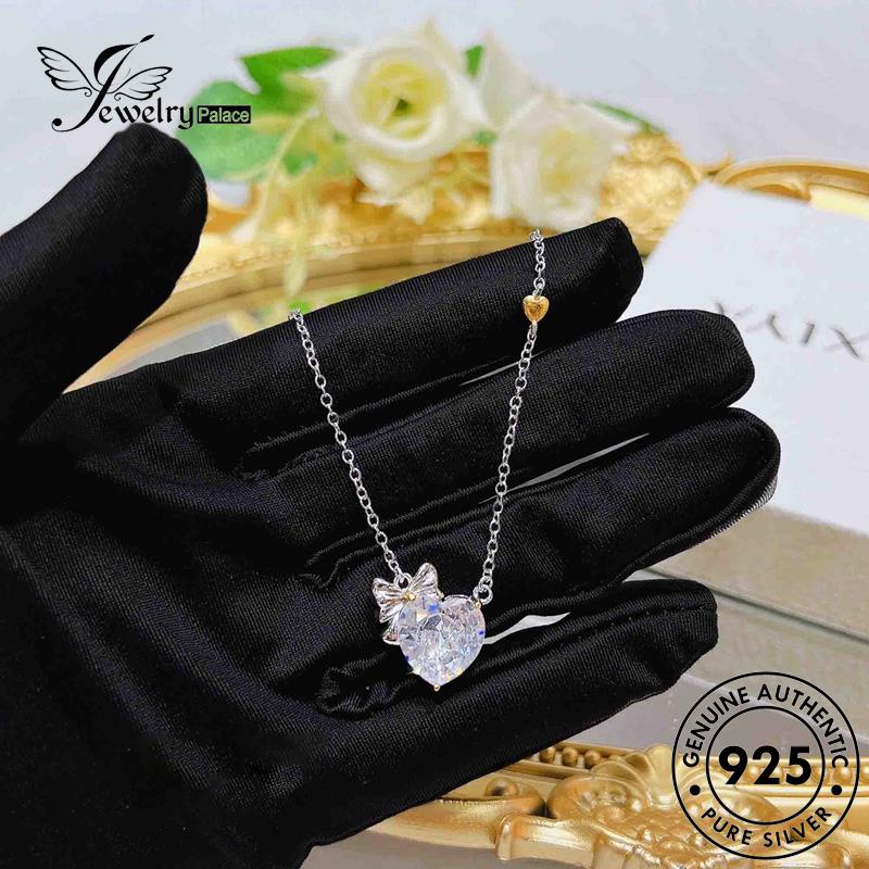 Jewelrypalace Berlian Kreativitas Moissanite Asli Kalung925 Wanita Perak N1129