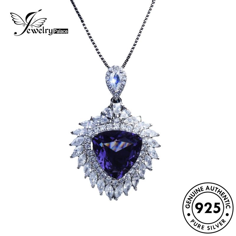 Jewelrypalace Kalung Mewah Wanita Asli Citrine Perak925 N1244