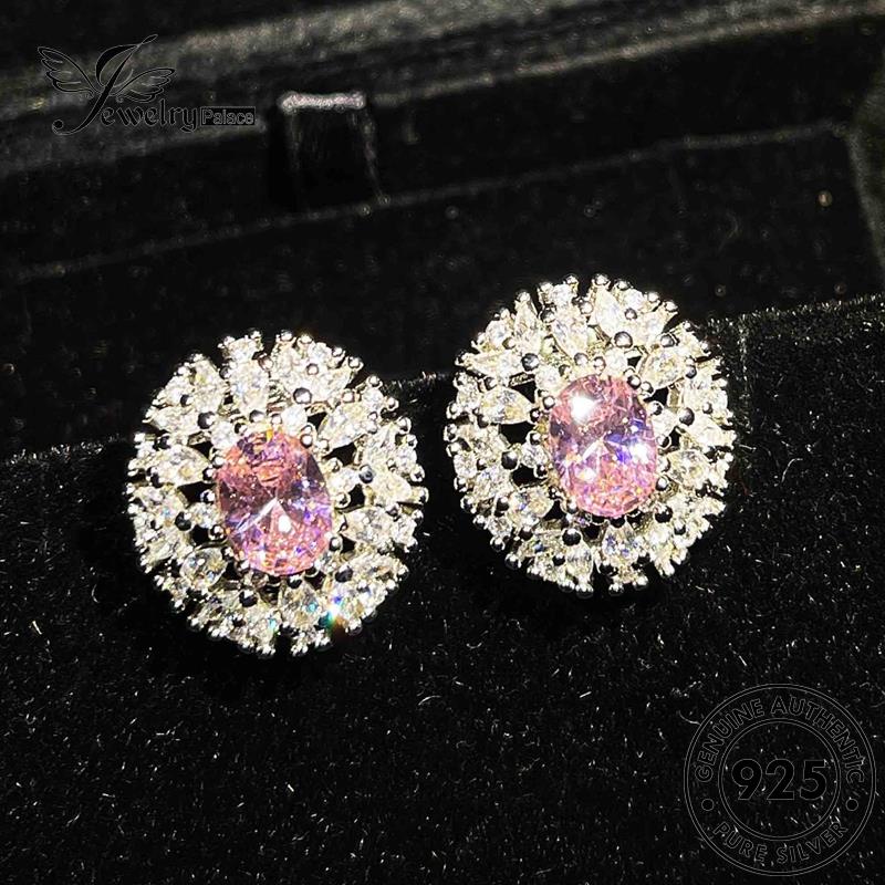 Jewelrypalace Kalung Wanita Perak Amethyst925 Kreatif Bentuk Asli Set Telur S126