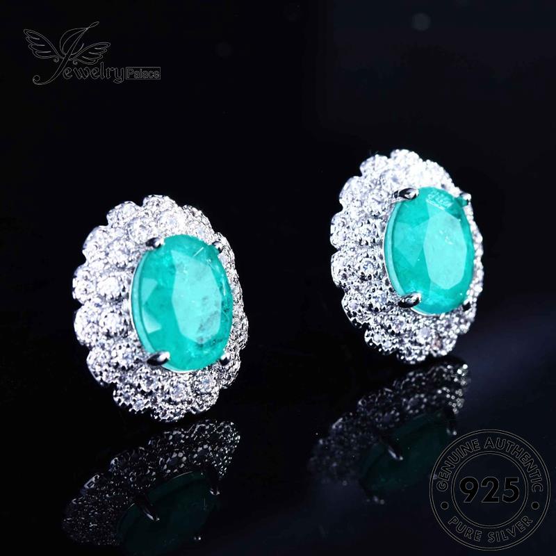 Jewelrypalace Wanita Asli Kalung Aquamarine Fashion Perak925 Set S400