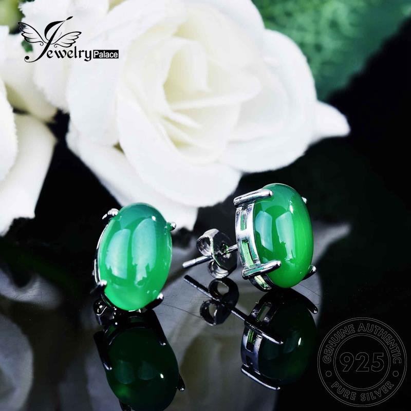 Jewelrypalace Original Kalung Set Kupu-Kupu Wanita Emerald Perak925 Elegant S381