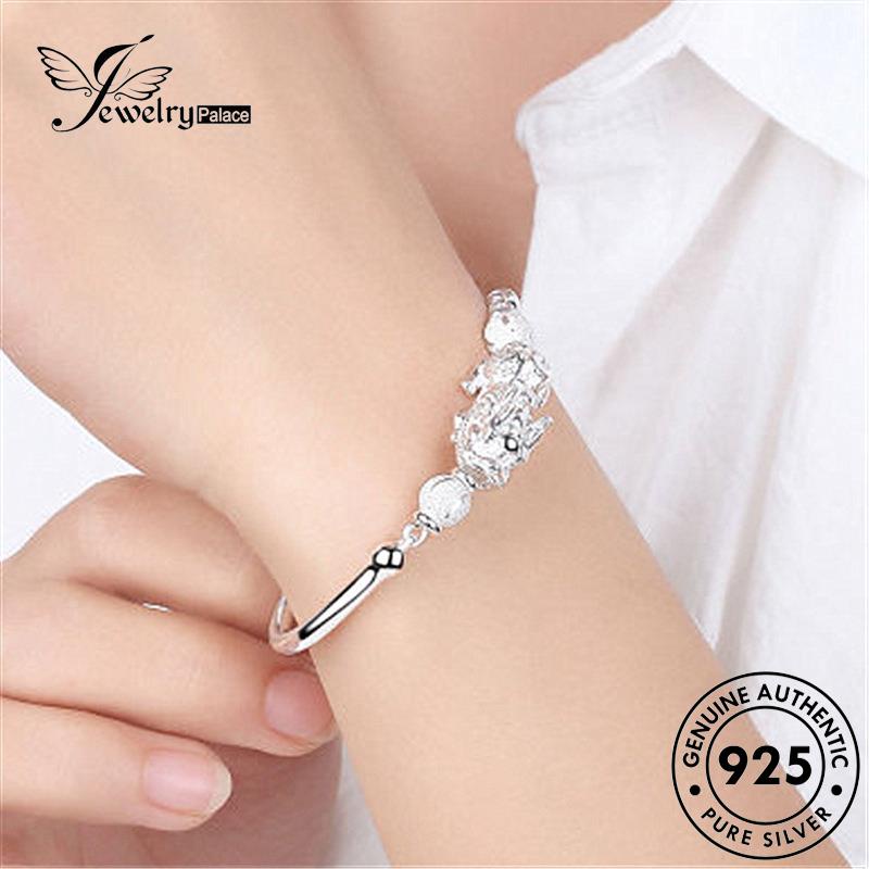 Jewelrypalace Perak Wanita Asli925 Gelang Pixiu Simple B17