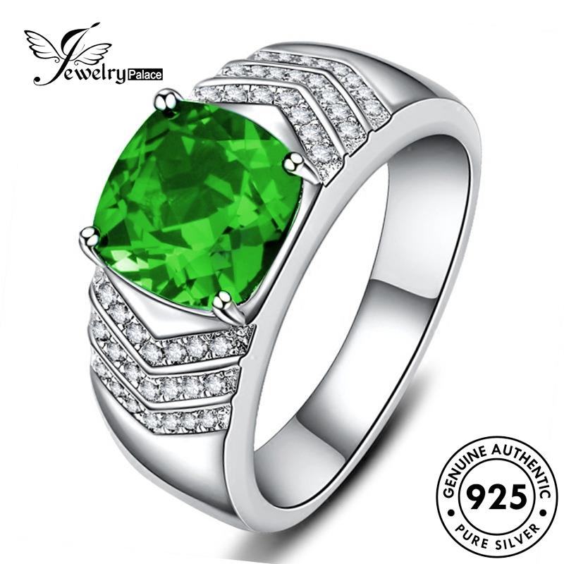 Jewelrypalace Cincin Wanita Temperamen Safir Kotak925 Perak Asli R524