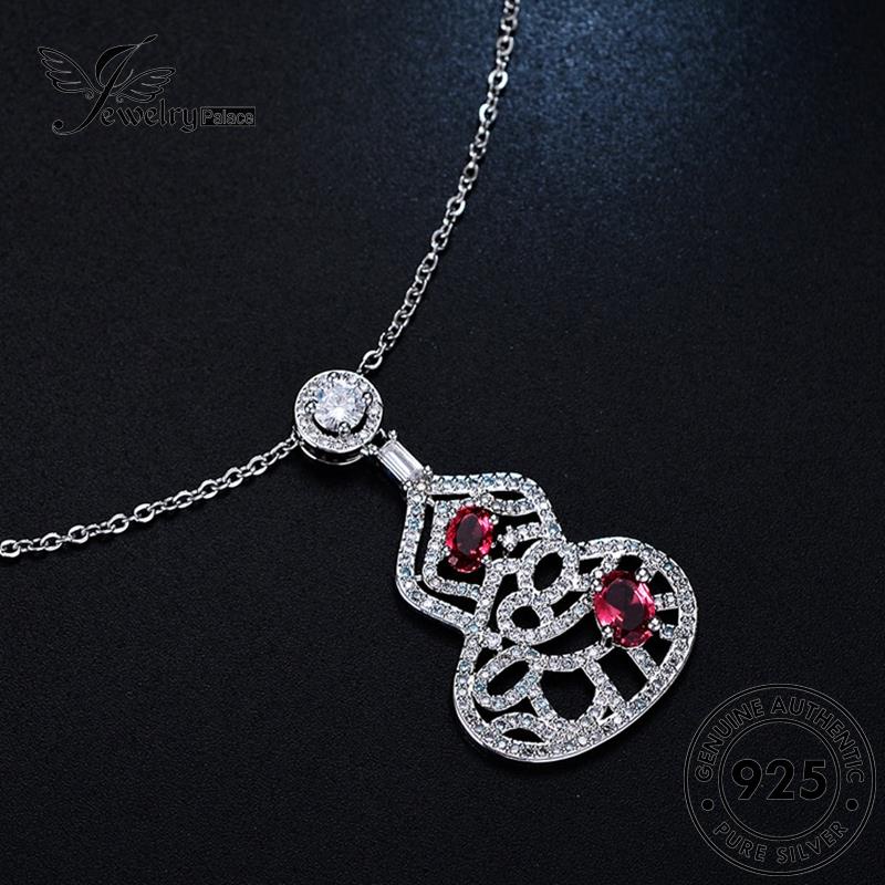 Jewelrypalace Creative Women Ruby Labu Perak Asli925 Kalung N13