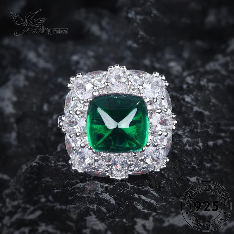 Jewelrypalace Kalung Perak925 Wanita Sapphire Set Mewah Asli S622