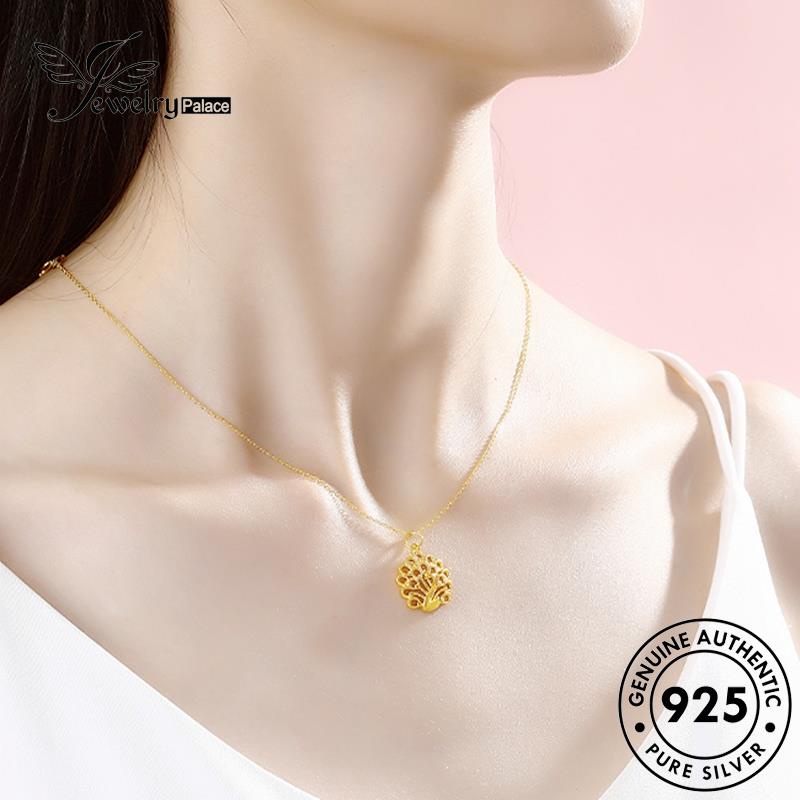 Jewelrypalace Kalung Merak Emas Asli Kekayaan925 Wanita Perak N1099