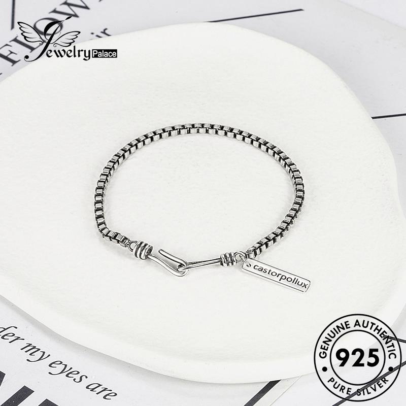 Jewelrypalace Silver Gelang Huruf Wanita Asli925 Pribadi B212