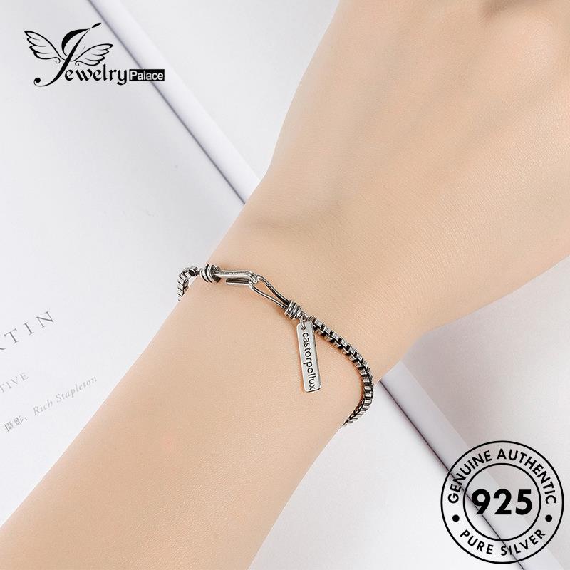 Jewelrypalace Silver Gelang Huruf Wanita Asli925 Pribadi B212