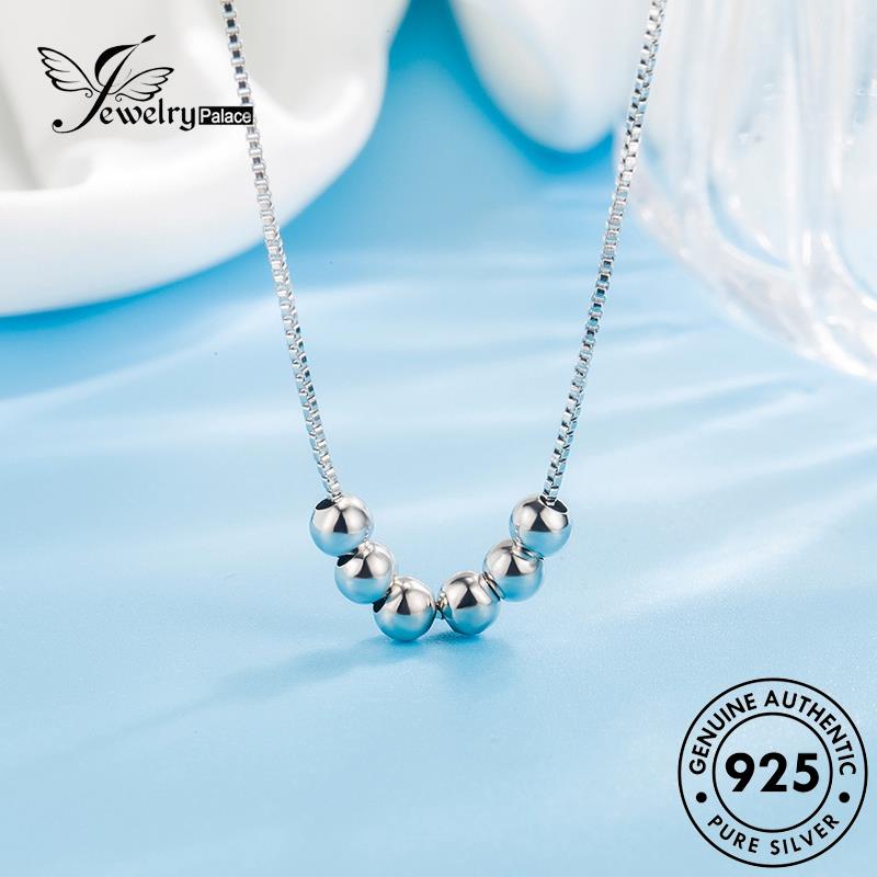 Jewelrypalace Kalung Perak925 Fashion Wanita Asli Bulat N28