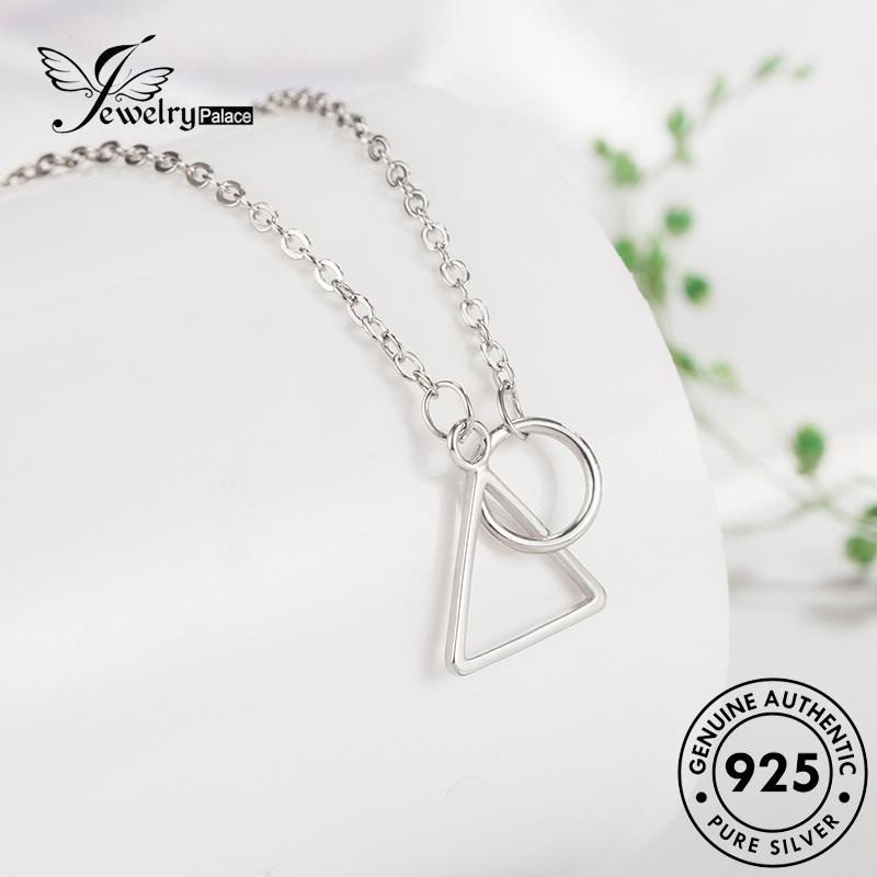 Jewelrypalace Kalung Segitiga Wanita Perak Asli Simple925 N2