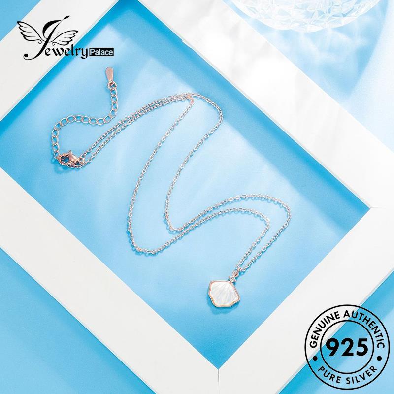 Jewelrypalace Gold Elegant Simple Kalung Wanita Asli925 Dan Perak N3
