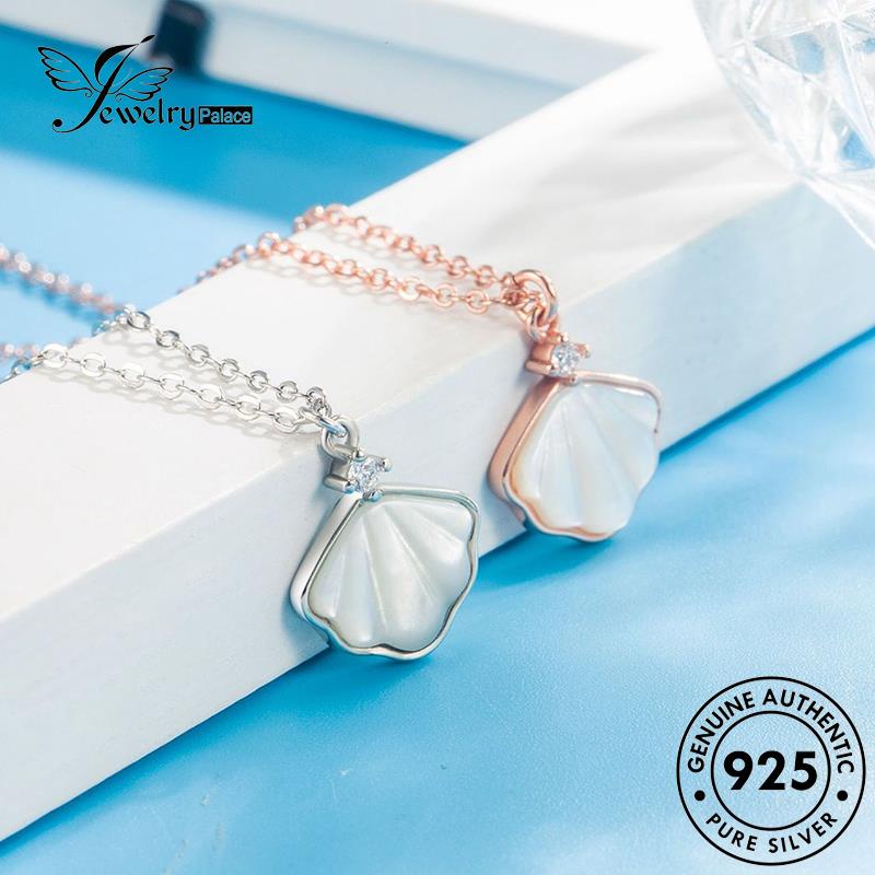 Jewelrypalace Gold Elegant Simple Kalung Wanita Asli925 Dan Perak N3