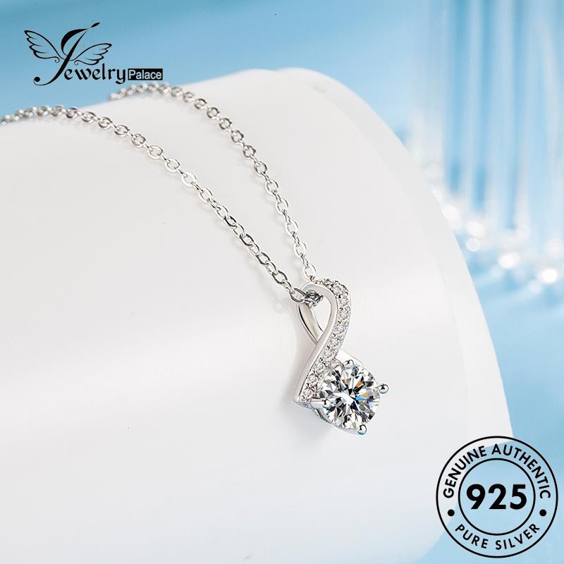 Jewelrypalace Perak Asli Lucu Safir925 Fishtail Kalung Wanita N114