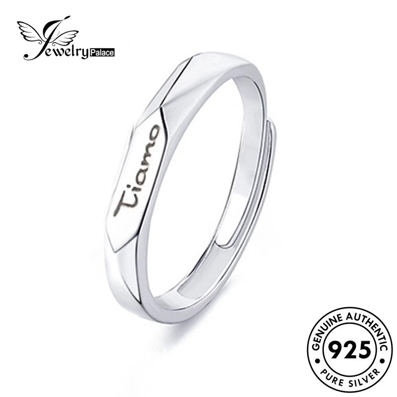 Jewelrypalace Simple You 925cincin Couple I Asli Love Perak R97