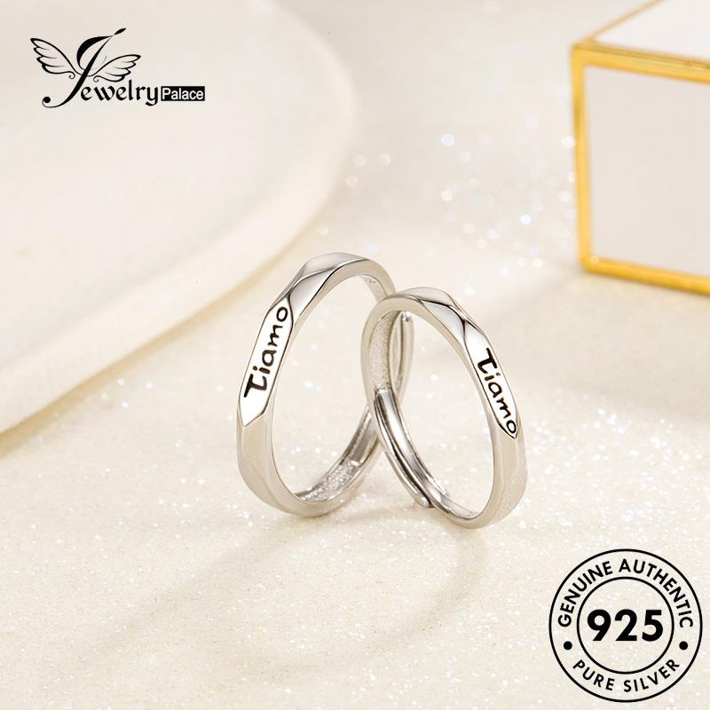 Jewelrypalace Simple You 925cincin Couple I Asli Love Perak R97