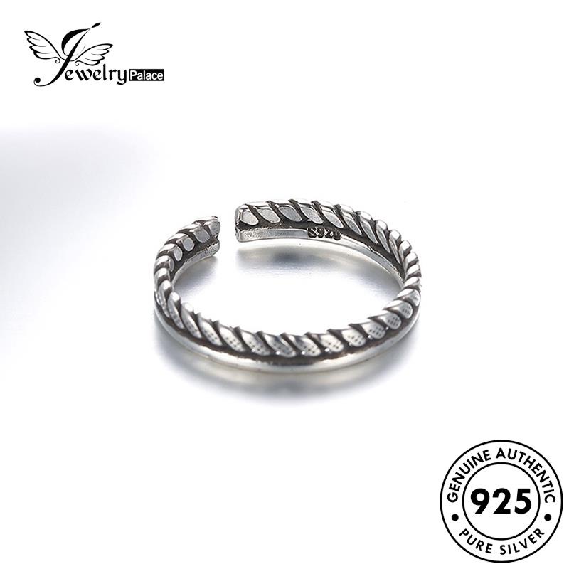 Jewelrypalace Cincin Perak925 Vintage Original Tali Putar Wanita R221