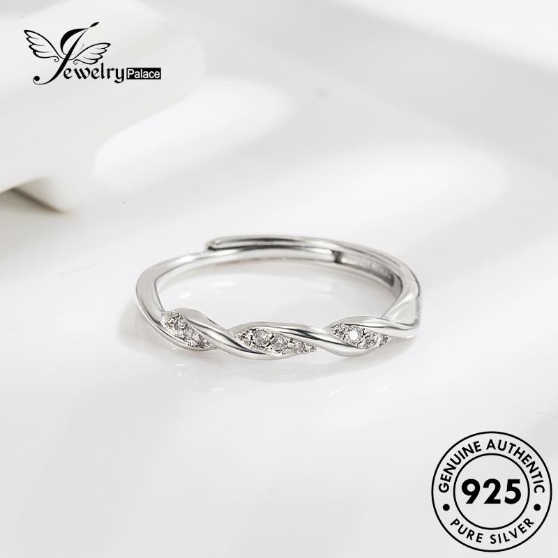 Jewelrypalace Fashion Perak925 Cincin Couple Asli Mobius R297