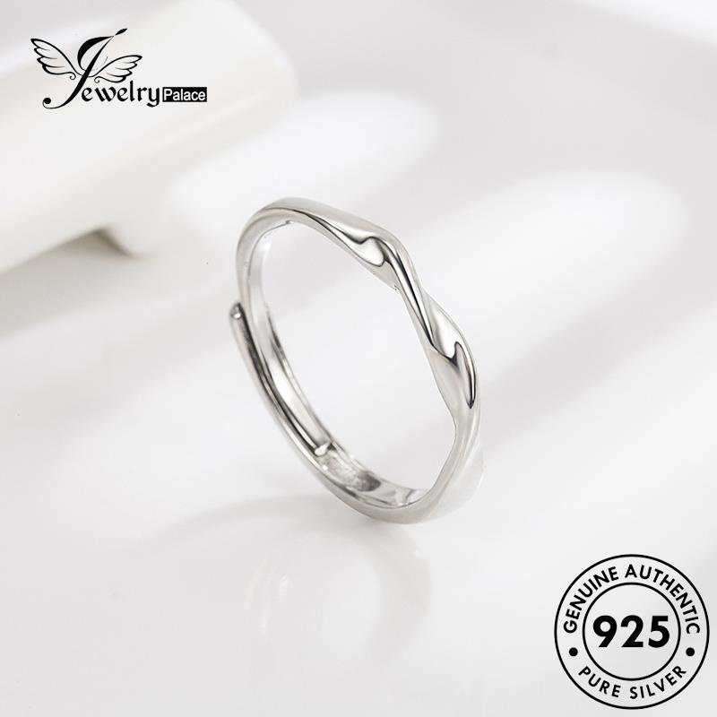 Jewelrypalace Fashion Perak925 Cincin Couple Asli Mobius R297